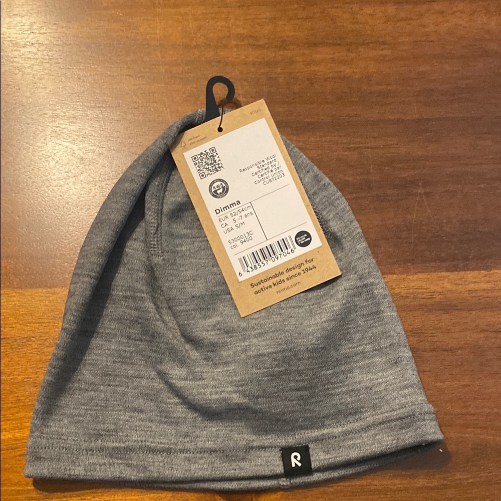 Reima Gray Beanie Hat
